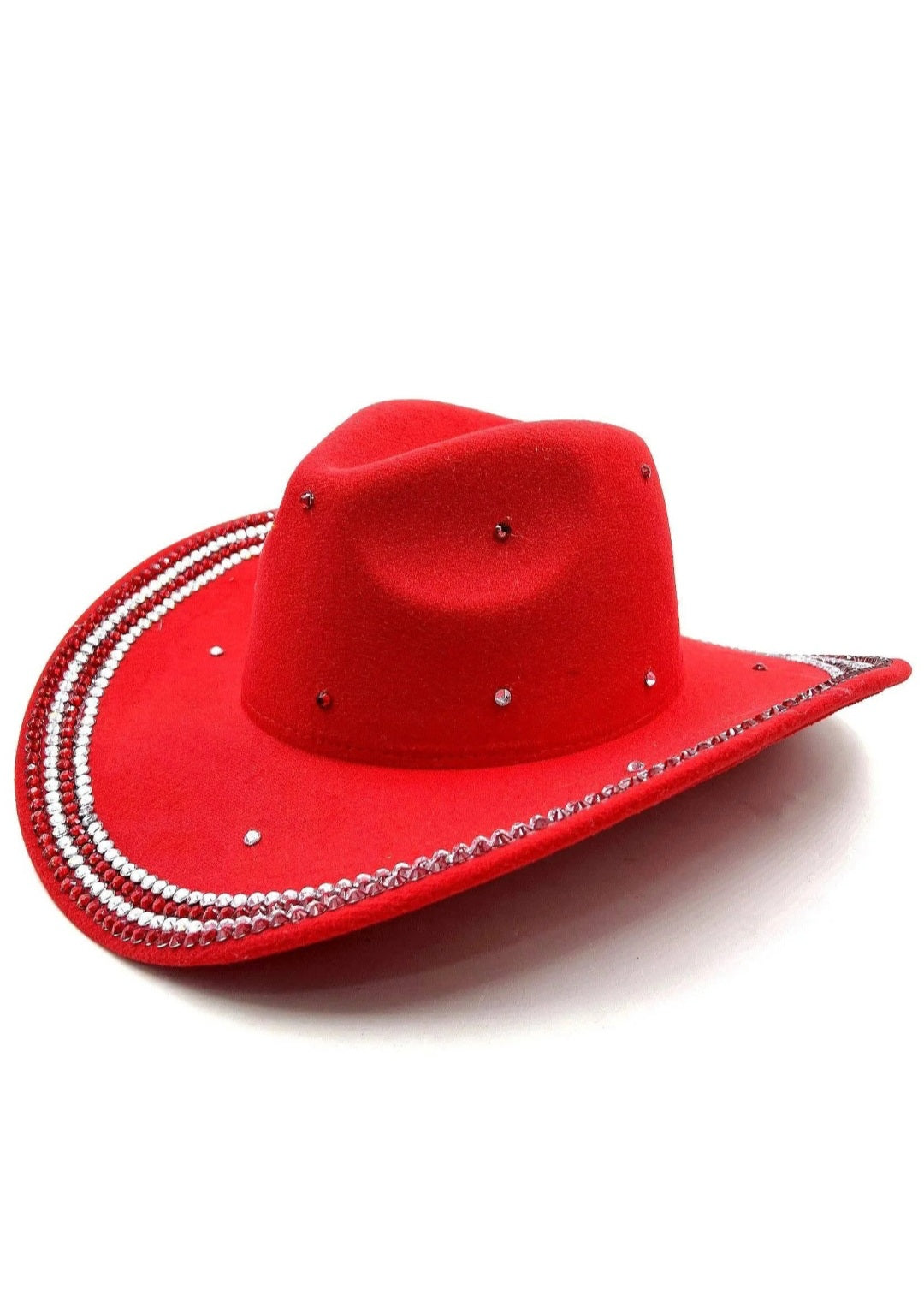 Brim Edge Rhinestone Cowboy/Cowgirl Hat
